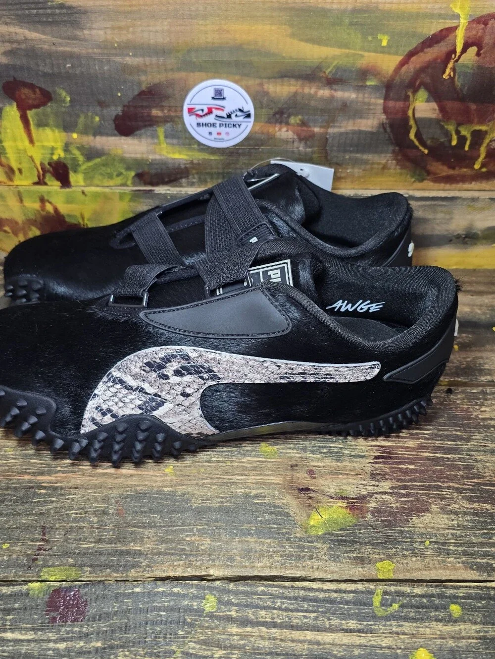 Puma‎ Men A$AP ROCKY Mostro Sneakers Black/Desert Dust FUR 406497-01 Sz 9.5 New